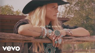 Miranda Lambert  Alimony Lyric Video [upl. by Sharleen]