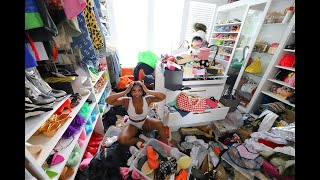 Organizing My Messy Closet  Decluttering Spring Cleaning Birthday Prep and MORE [upl. by Nnaeel]