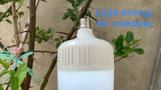 How to make a generate light energy for camping [upl. by Anasor]