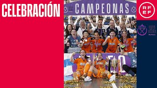 Así ha sido la celebración de Pescados Rubén Burela FS tras conquistar la Copa de la Reina [upl. by Alysia]