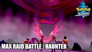 Pokemon Sword  Max Raid Battle  Dynamax Haunter Nintendo Switch [upl. by Asseneg]