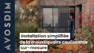 Comment installer une Moustiquaire coulissante surmesure [upl. by Akienahs]