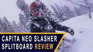 Capita Neo Slasher Splitboard Review [upl. by Assyla]