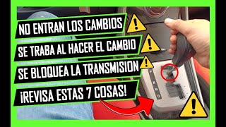 No ENTRAN Los Cambios En Mi TRANSMISIÓN AUTOMÁTICA 👉ESTAS 7 COSAS DEBES REVISAR 🔥 [upl. by Wendt836]