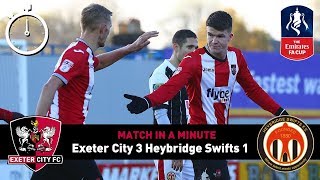 Match in a Minute Heybridge Swifts 51117  Exeter City Football Club [upl. by Shanta]