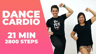 21 MIN CARDIO DANCE FITNESS • WORKOUT with MOM • 2800 Steps • Walking Workout 151 [upl. by Aydidey]