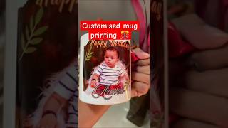 Customised Mug printing birthday shortvideo custommugs [upl. by Derfnam700]