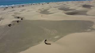 Majestic Flight Over Maspalomas Dunes  Gran Canaria Drone Footage [upl. by Aamsa]