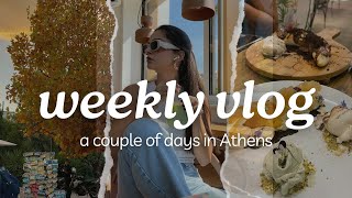 Autumn in Athens  weekly vlog [upl. by Adihsar]