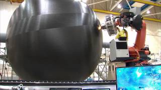 Manufacturing A Large Composite Rocket Fuel Tank [upl. by Chaim]