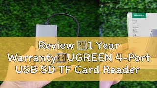 Review 【1 Year Warranty】UGREEN 4Port USB SD TF Card Reader HighSpeed HUB For IPad Pro Samsung Hu [upl. by Norvol]