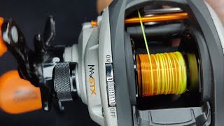 With Backing  How to Put Braided Line on a Baitcasting Reel [upl. by Ahsihat]