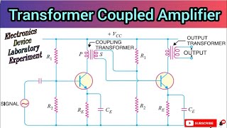 Transformer Coupled Amplifier Laboratory Experiment KIE  ETCE [upl. by Megan]