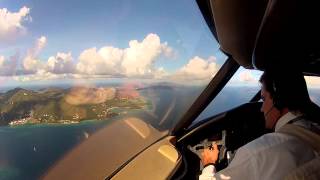 Approach and Landing at BVI [upl. by Hally]