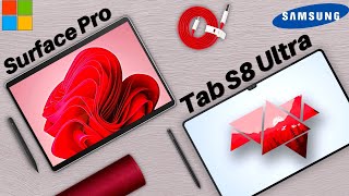 Surface Pro 9 Vs Galaxy Tab S8 Ultra  Make it Simple [upl. by Clercq202]