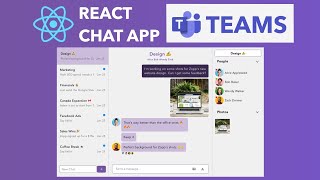 Chat Application using React JS  Build and Deploy a Chat App in 1 Hour Microsoft Teams [upl. by Hephzipah]