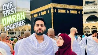 Our First Umrah Together  Alhumdulillah  Hafsa Afzal Sardar Vlog [upl. by Rodolph]