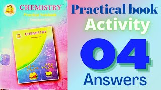 Activity no 4 class 12 chemistry practical solutions maharashtra board [upl. by Itsur]