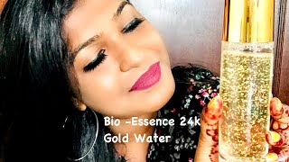 Bio  Essence Bio Gold 24k Gold Water ReviewFace WhiteningRadiancepimple free Toner [upl. by Aderb]