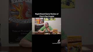 Rapid Board Game Review of Pick A Pen Crypts [upl. by Naivart855]