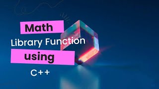 Program to demonstrate the usage of mathh library functions  math library function in c [upl. by Assener]