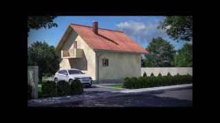 Proiecte caseProiecte de case Modele case Modele de case Planuri case Casa A15 [upl. by Leiuqeze]