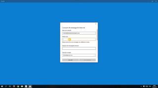 Windows 10 Courrier  Configurer une adresse email Infomaniak [upl. by Ahtan]