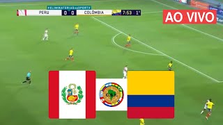 Onde assistir Peru x Colômbia ao vivo  Eliminatórias 2026  América do Sul  7ª Rodada [upl. by Gulgee]