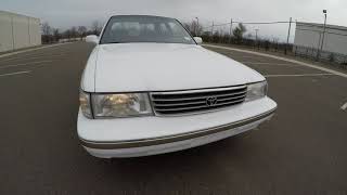 4K Review 1992 Toyota Cressida White TestDrive and Walk around [upl. by Ecitsuj]