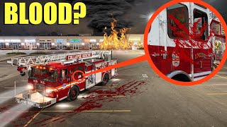 If you ever see this Fire Truck with BLOOD all over it Drive Away Fast Its a trap [upl. by Aztiram]