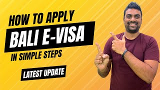 How to Apply Bali EVisa for Indians  Step by Step Guide [upl. by Karab417]