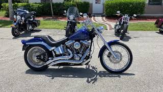 2007 HARLEYDAVIDSON SOFTAIL CUSTOM [upl. by Griffy498]