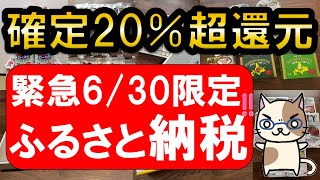 【おすすめ＆お得】楽天ふるさと納税超え！さとふる誰でも20％以上ポイント還元！！630限定 [upl. by Eirelam]