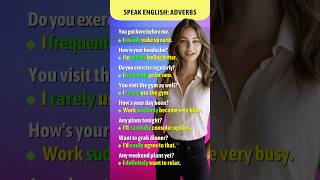 ✅ English Speaking Practice with Adverbs [upl. by Auod611]