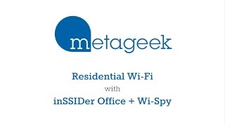 Managing Home WiFi with MetaGeek inSSIDer Office and WiSpy [upl. by Enawyd]