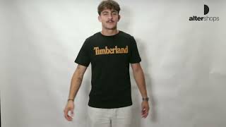 Timberland NORTHWOOD WORDMARK LOGO TEE Μαύρο TB0A2BRNP561 MC [upl. by Nettie]