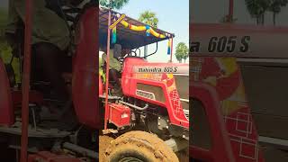 Mahindra yuvo tech plus 585 and 605 rotavator performance automobile farming novo shorts real [upl. by Leirbag847]