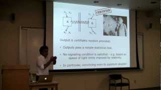 Umesh Vazirani University of California Berkeley Certifiable Quantum Dics [upl. by Ahsitak564]