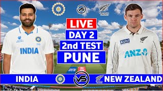 India v New Zealand 2nd Test Day 2 Live  IND v NZ 2nd Test Live Scores amp Commentary  India Batting [upl. by Drahser587]