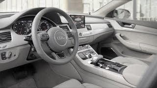 Audi A8 L W12 Luxury Interior [upl. by Nrubyar53]