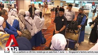 109 pilgrims from Singapore depart for Haj amid Middle East tensions COVID wave rising heat [upl. by Sivi]