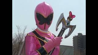 Magiranger amp Mystic Force  Pink Rangers Magic Japanese footages VS American footages [upl. by Hbahsur]