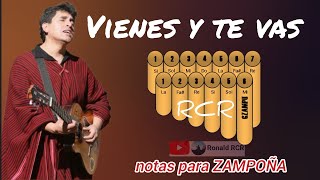 William Luna  Vienes y te vas ◇ tutorial para ZAMPOÑA [upl. by Steffie]