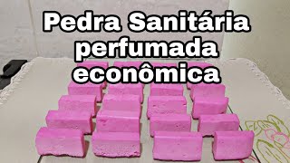 FAÇA PEDRA SANITÁRIA PERFUMADA fácil e econômica [upl. by Rochell]