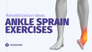 Ankle Sprain Rehab Exercises  Mobilisation Jumps Stability [upl. by Melamie329]