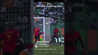 TOP 5 GOALS AFCON GROUP STAGE shorts [upl. by Alliuqat]