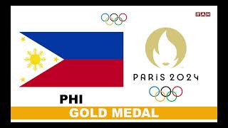 PHILIPPINES  GOLD MEDAL  PARIS 2024 OLYMPICS [upl. by Clarice]