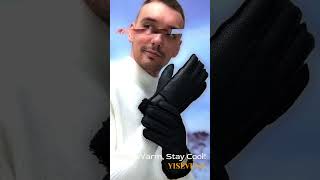 Mens Leather Gloves Fashion lookbook Timeless Elegance [upl. by Bardo921]