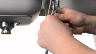 How to Install a Pull Out Kitchen Faucet [upl. by Annahsirhc646]