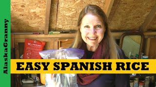 Easy Spanish Rice Meal In A Bag Pantry RecipeGranny Camp Cooking [upl. by Bergmann]